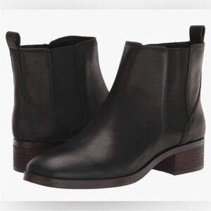 Lucky Brand Black PODINA leather Ankle Booties